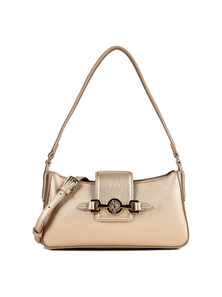 Ascot Schultertasche 26 cm light gold