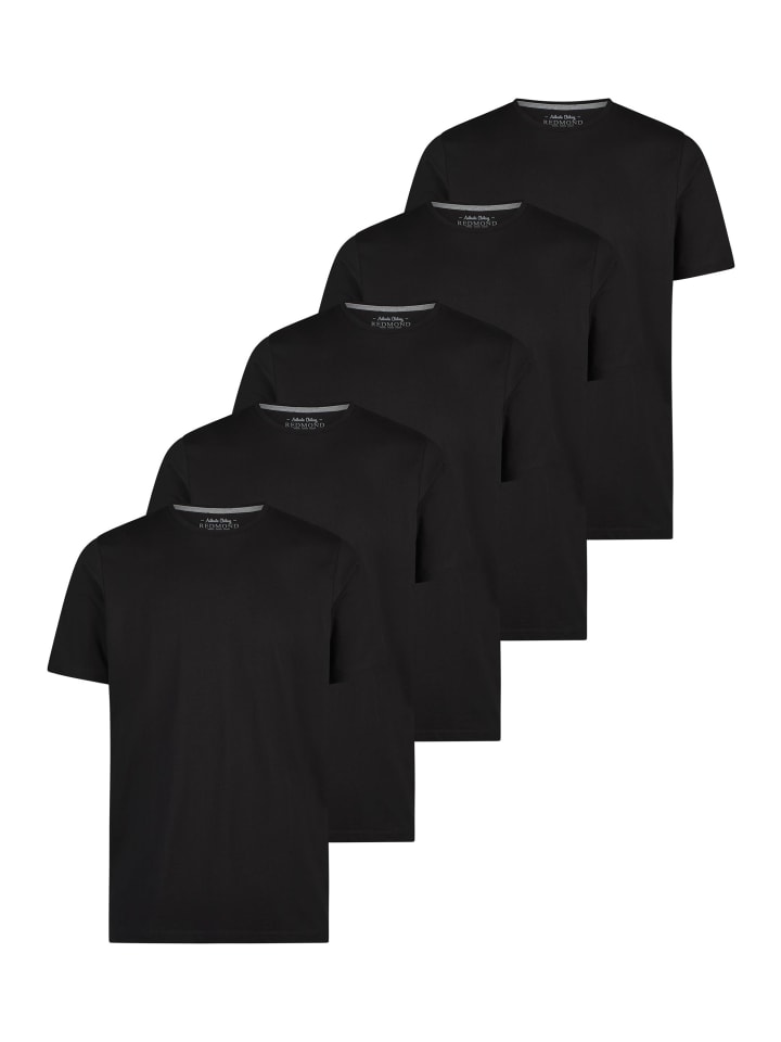 T-Shirt Basic in Schwarz