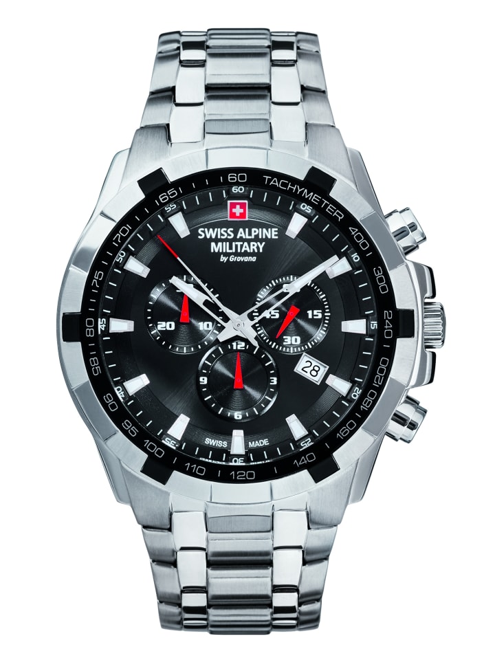 Chronograph für Herren in silber