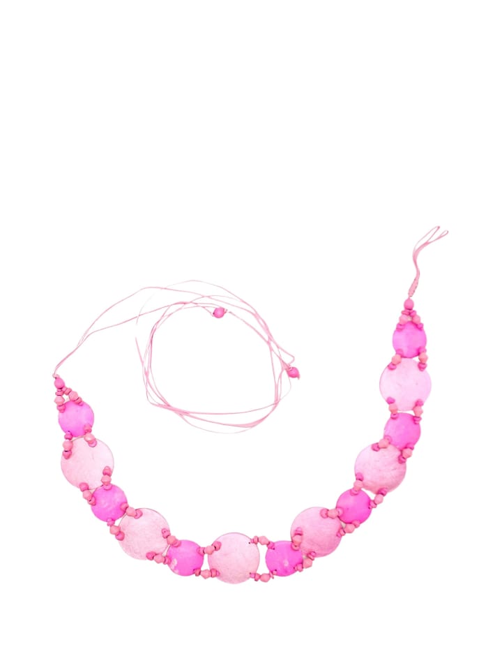 Bindegürtel " Muscheln " in pink