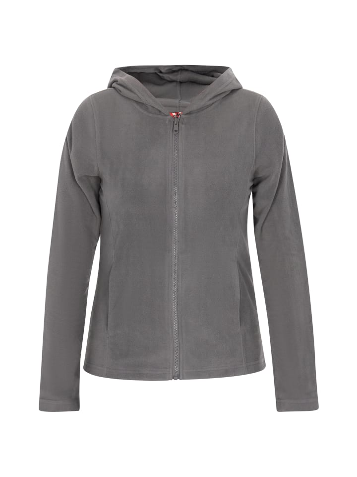 Damen Fleecejacke in Dunkelgrau