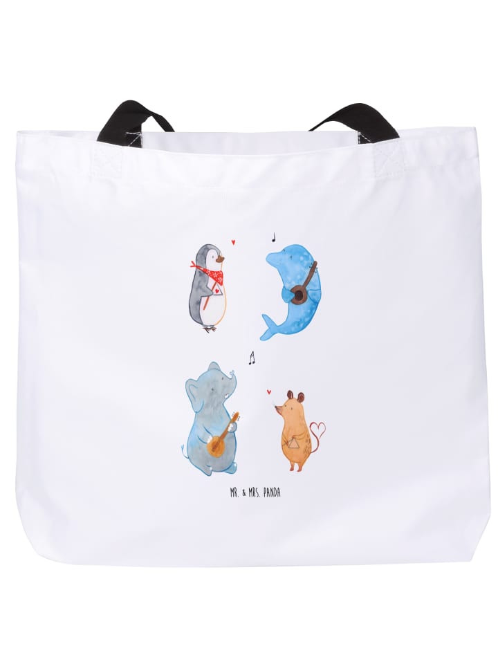 Badetasche Big Einheit ohne Spruch in Weiß