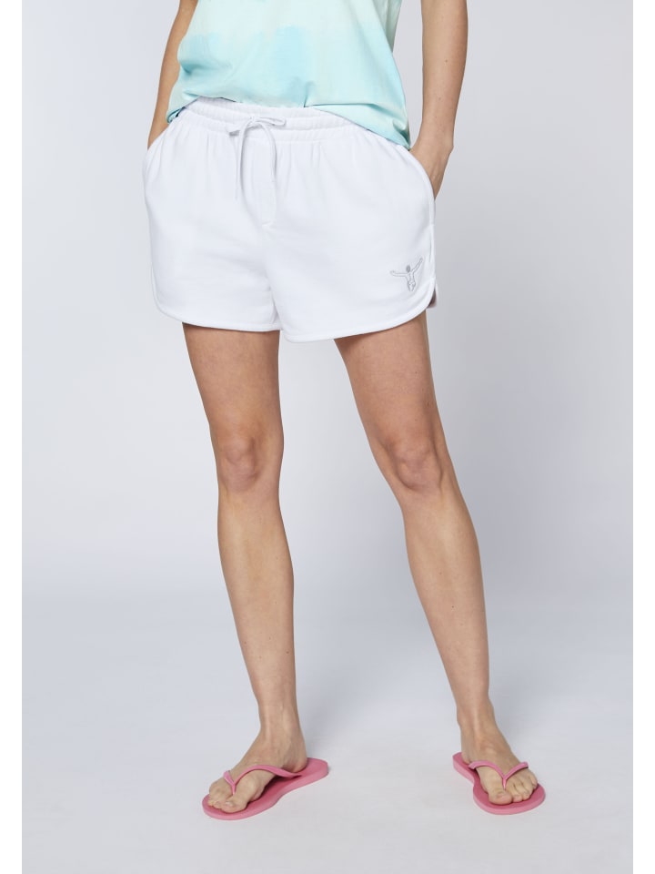 Sweatshorts in Weiß