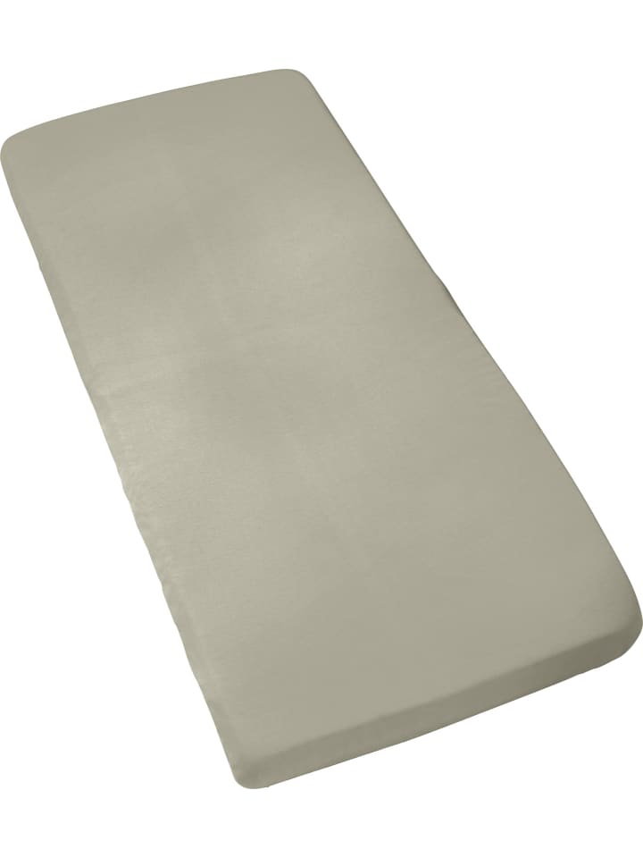 Single-Jersey Baby-Spannbettlaken San Francisco in taupe