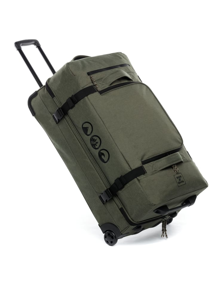 Reisetasche Reisetasche mit Rollen groß | Duffle 80 cm XL 120L in grün