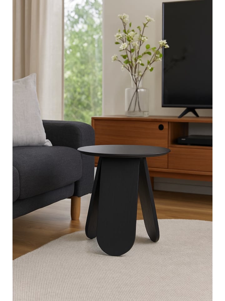 Beistelltisch Svenja in schwarz