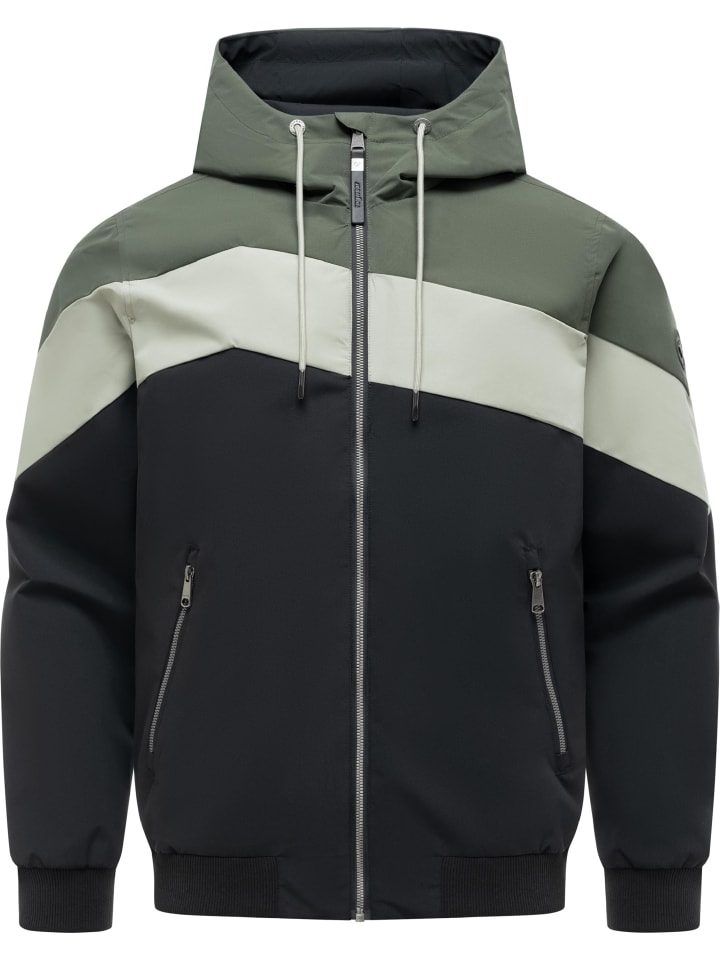 Outdoorjacke Stewie Block YOUMODO in Dark Olive