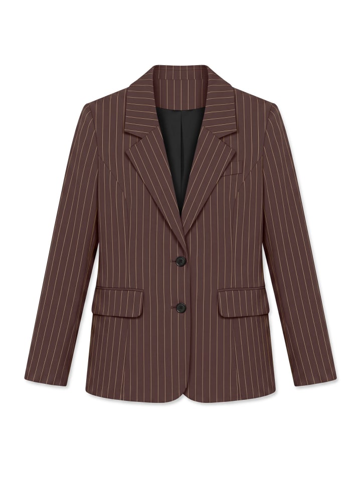 Blazer in Deep Mahogany