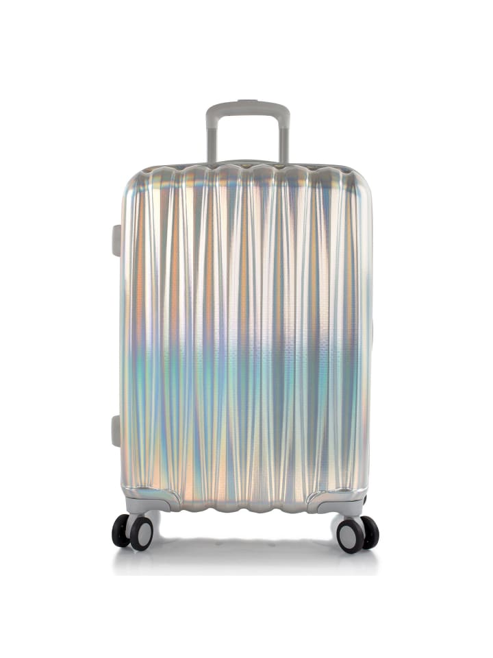 Astro 4 Rollen Trolley M 66 cm mit Dehnfalte silver
