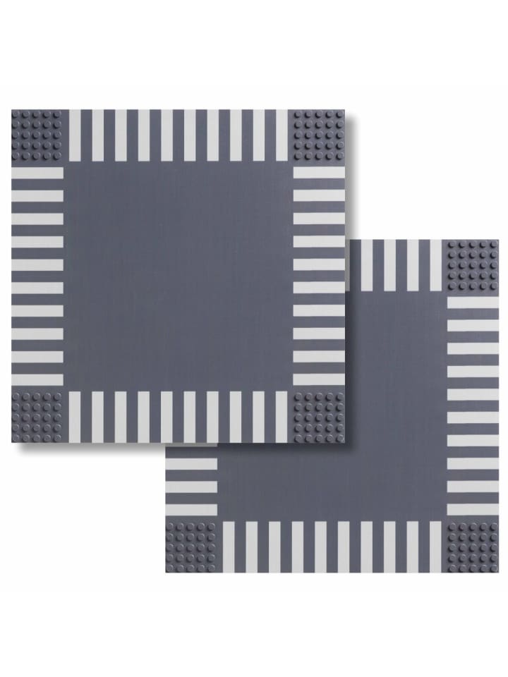 BR1CKS Baseplate Kreuzung 32x32 2er