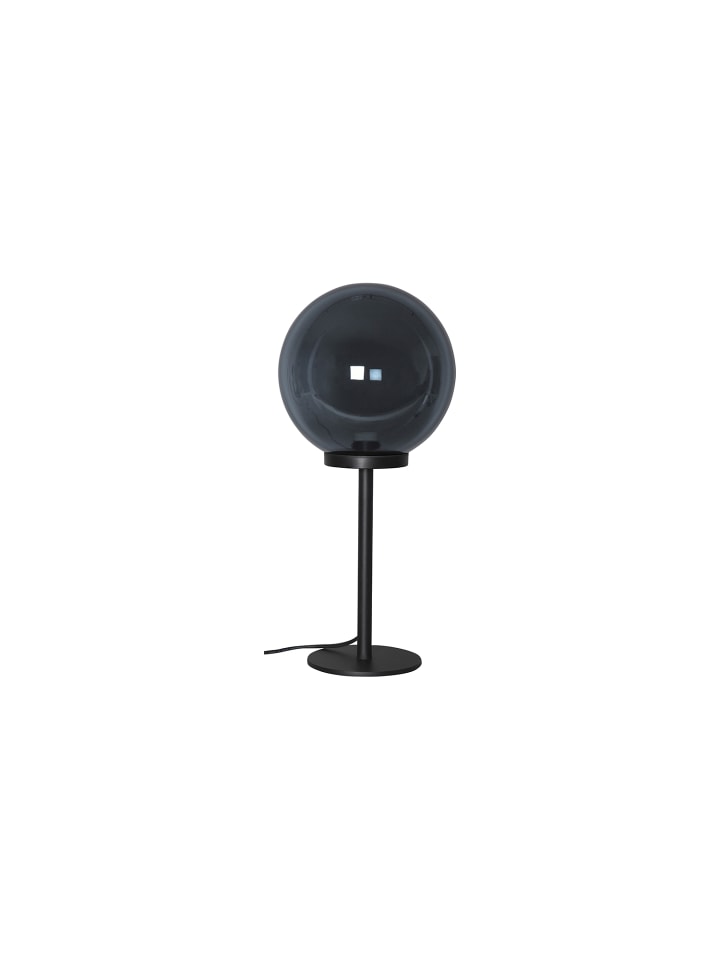 Outdoor-Tischlampe ,Orby', E27, Netzbetrieb, rauchgrau, 66cm, Ø 30cm