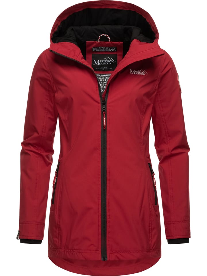 Outdoorjacke Honigbeere in Dark Red