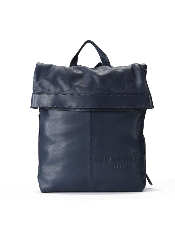 Elvira Daypack Leder 66 cm Laptopfach cobalt night