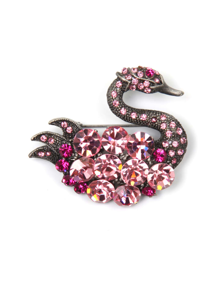 Brosche " Svea " in rosa