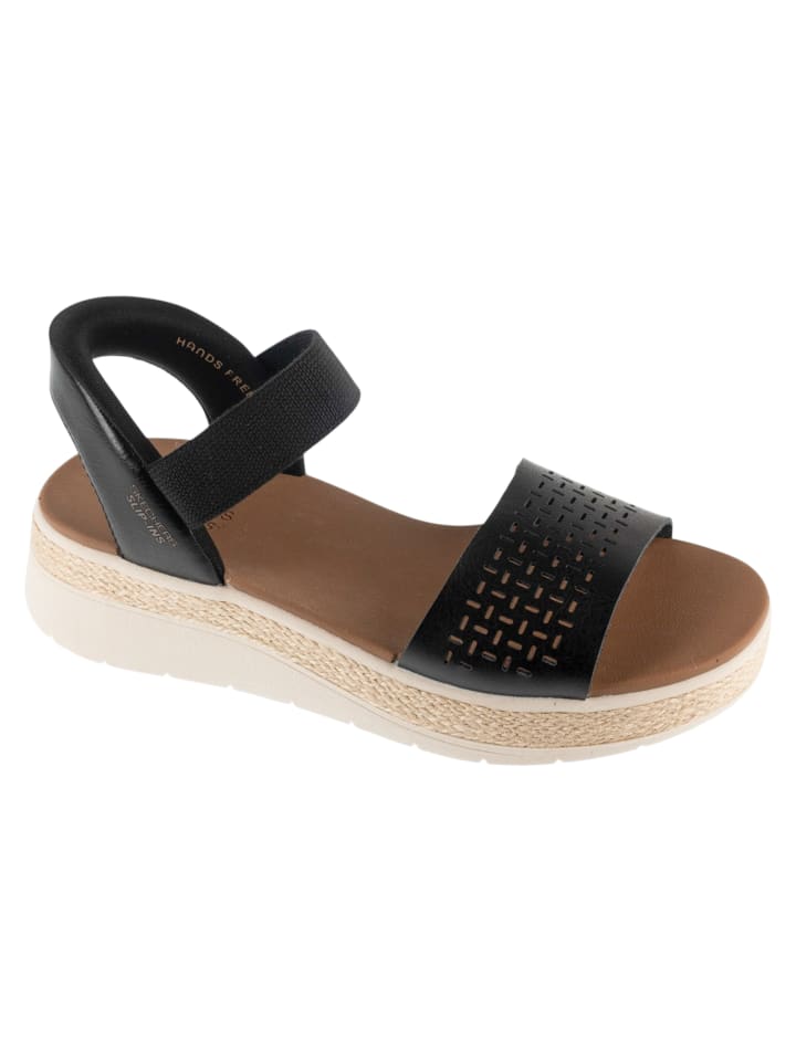 Skechers Slip-Ins: Bobs Sun Ray in Schwarz