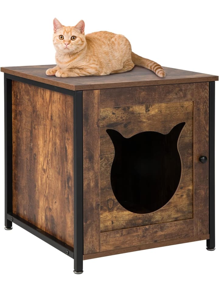Katzenschrank in Braun
