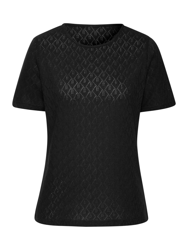 Kurzarmshirt in schwarz