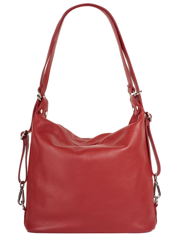 Shopper echt Leder in rot