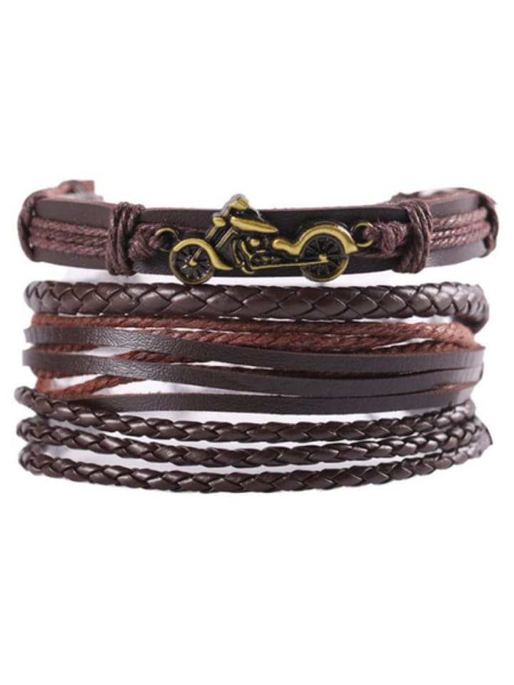 Armband in Braun/Schwarz