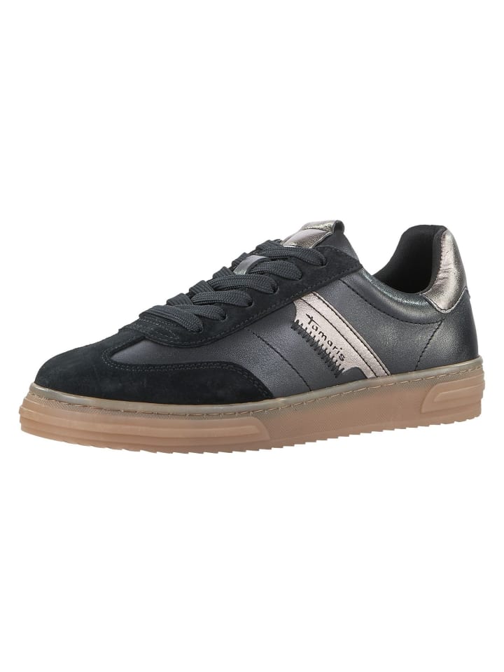Sneaker in BLACK LEATHER