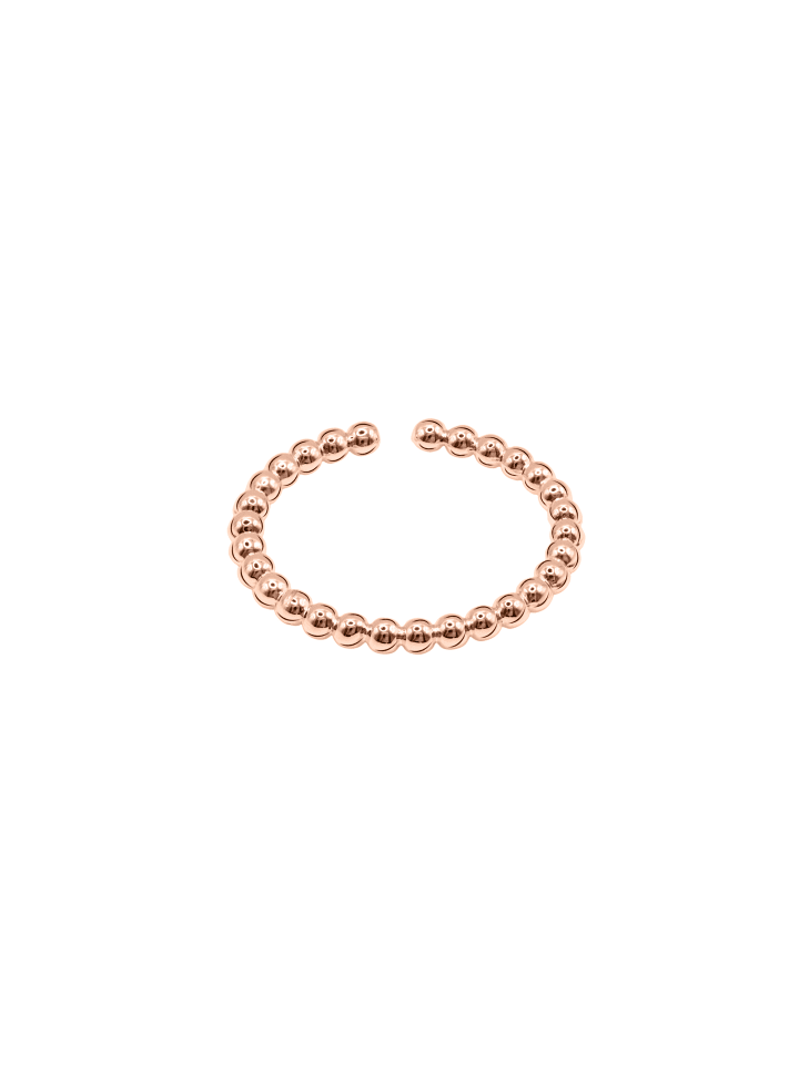 OneSize Ring Damen Isotta silberfarben poliert in rosegoldfarben