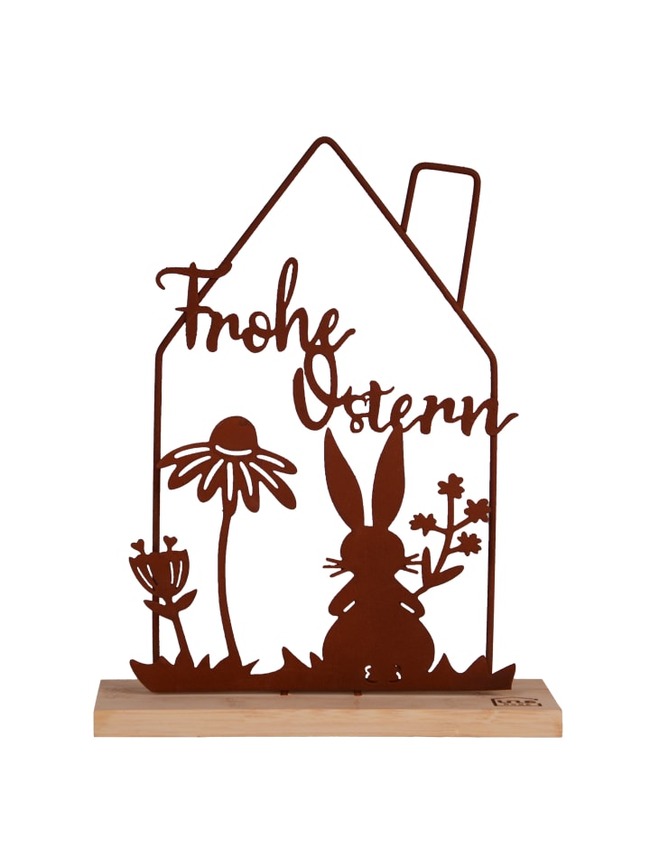 Osterdekoration Frühling in Rost