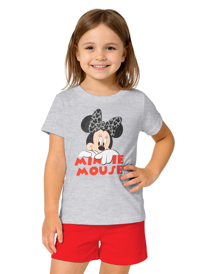 Disney Minnie Mouse Schlafanzug Kurzarm in Mehrfarbig