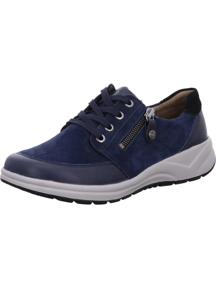 Schnürschuh in blau