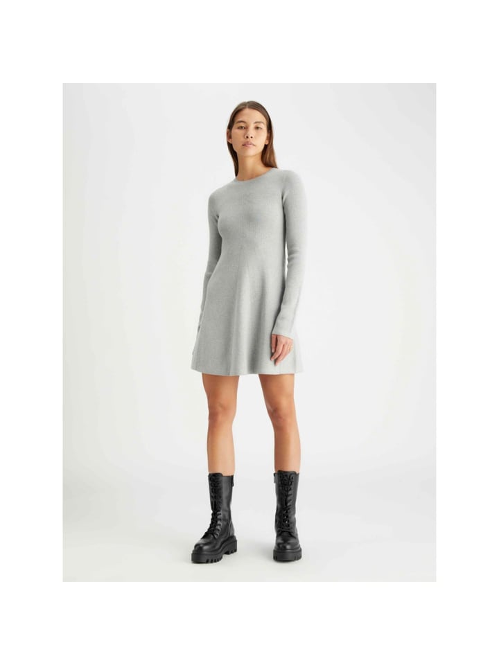 Sweatshirtkleid in Grau