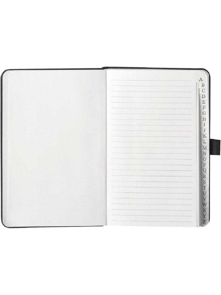 Adressbuch A6 Classic schwarz