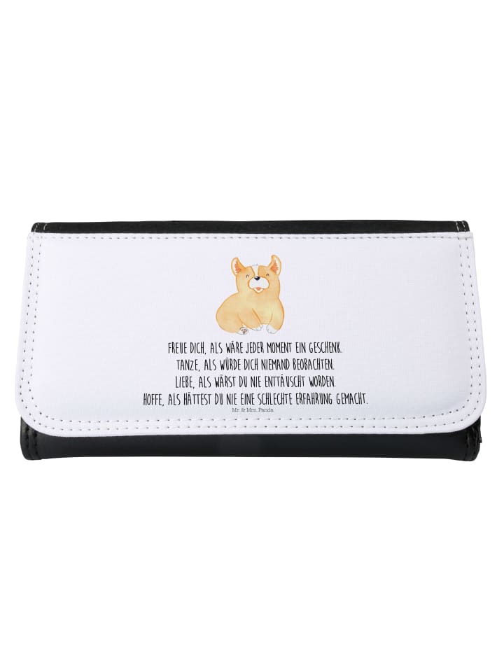 Portemonnaie Corgie mit Spruch in Weiß