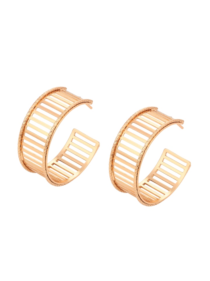 Women Earrings in Rose Gold