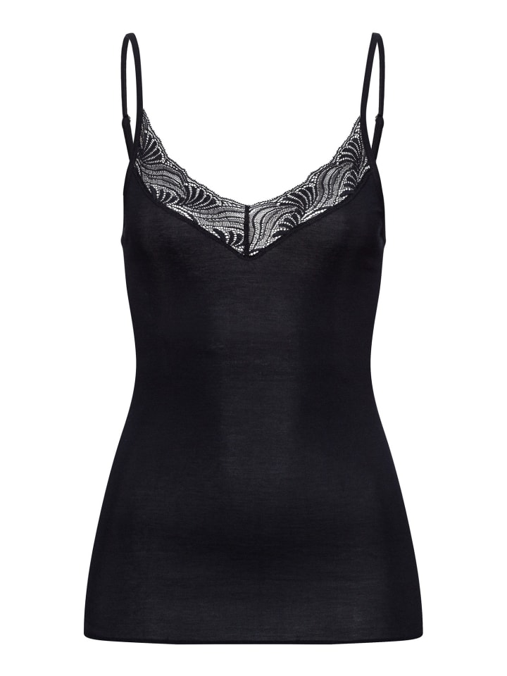 Spaghettitop Cotton Delight in Black