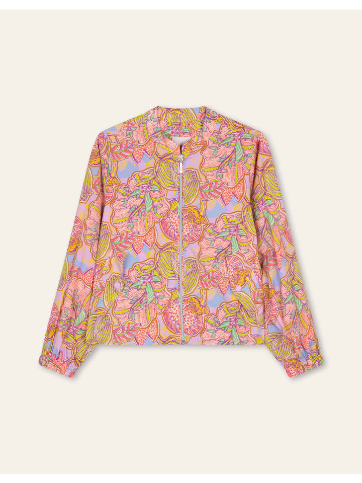 Jacke Cable in Lila