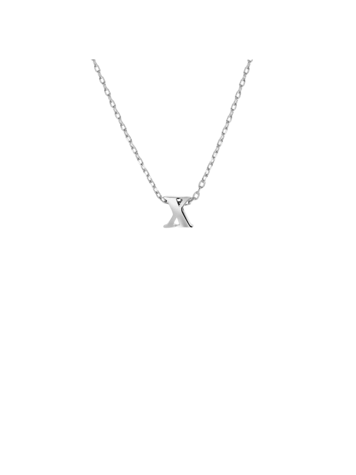 Halskette "Buchstabe X" Buchstabe