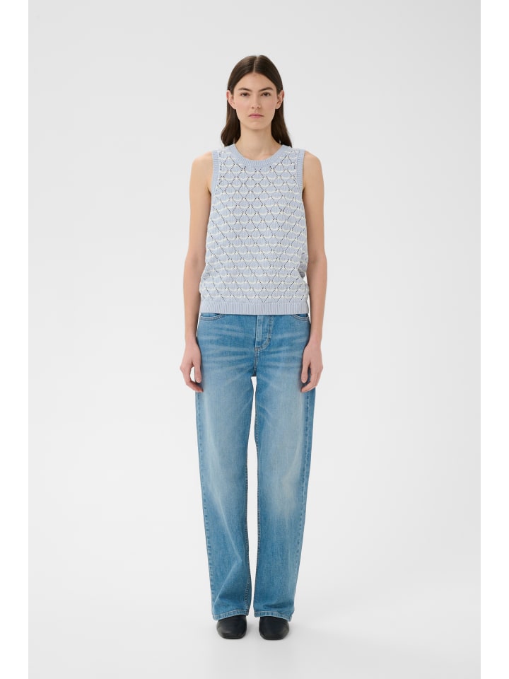 Strickpullover BalettaIW Relaxed fit in Light Blue Stripes