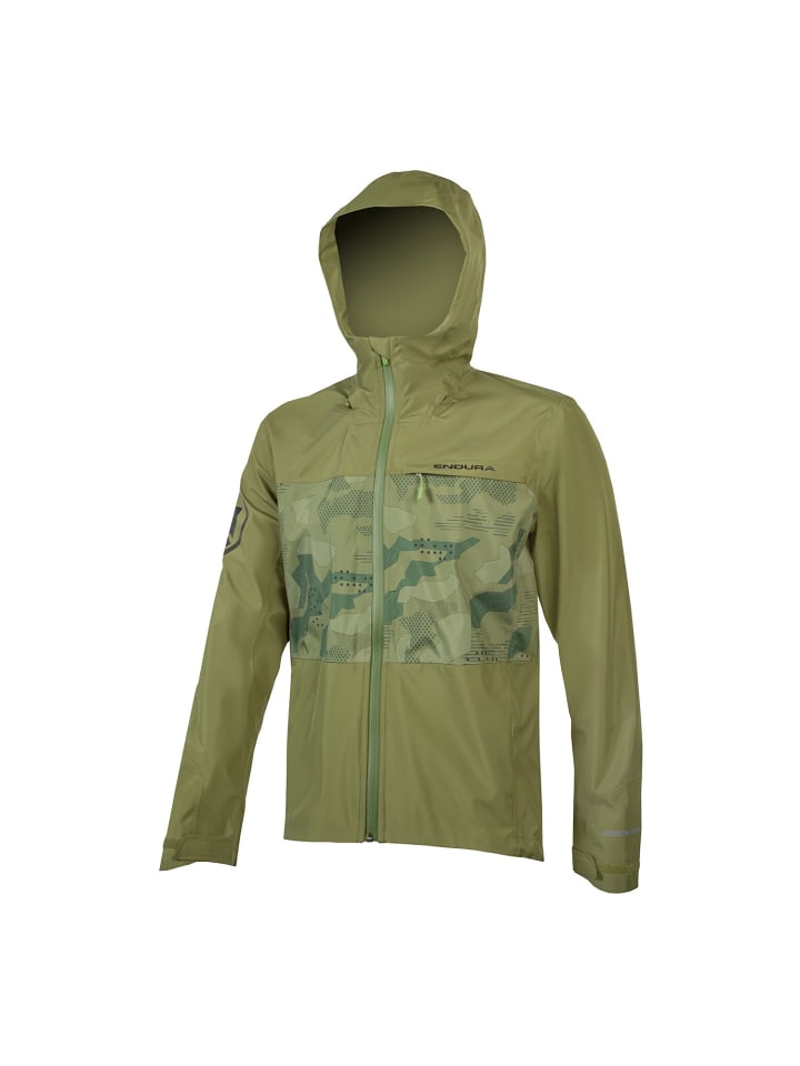 Hardshell-Jacke in Olivgrün