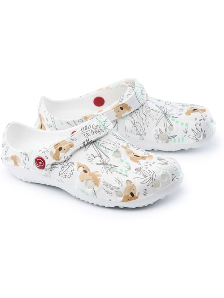 Badeschuh "Globule Femme Imprime" in Grau