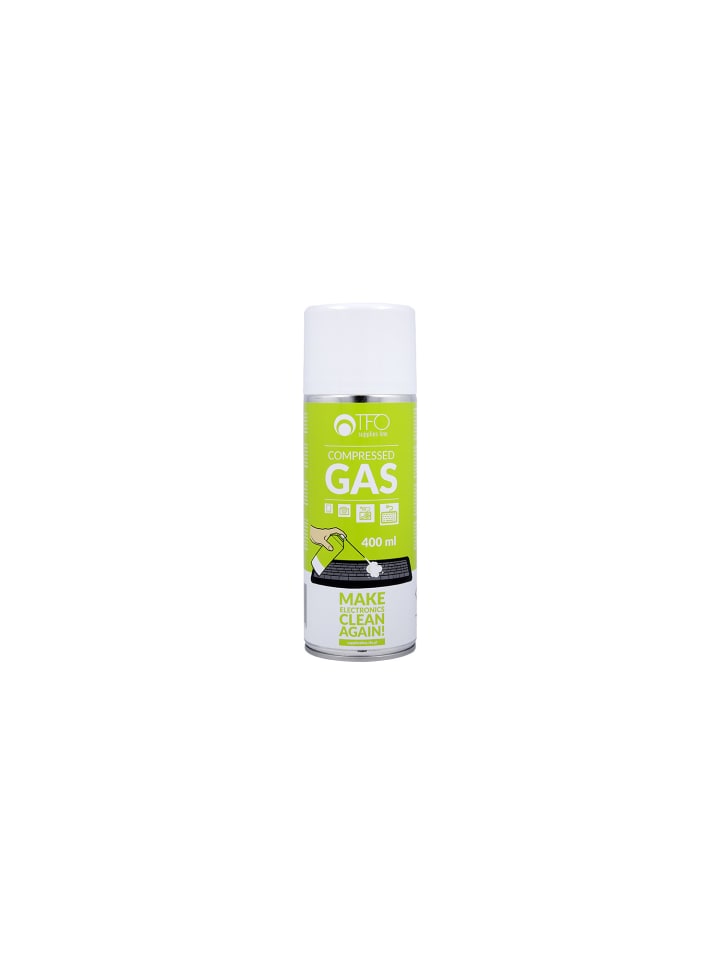 Druckluft 400 ml - Tastaturreiniger mit Luft - Spaltenreiniger in Transparent