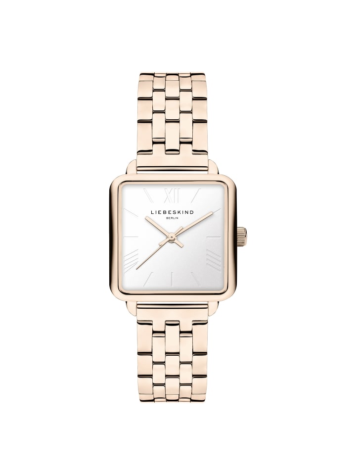 Armbanduhr The Classic Square in frozen rosé