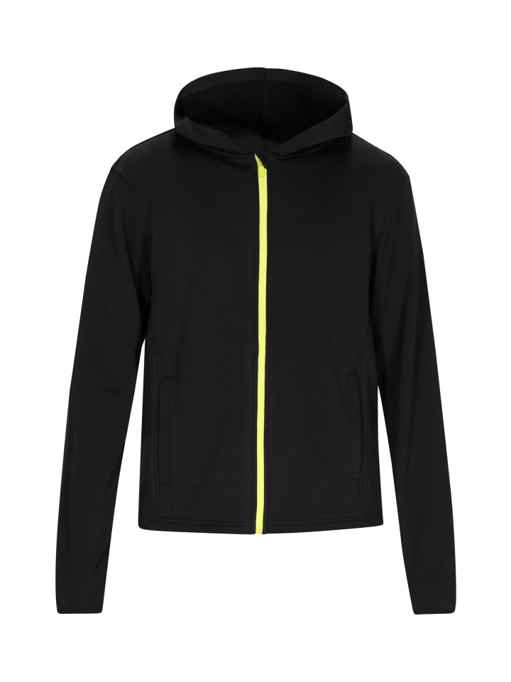 Herren Jacke in Schwarz Limette