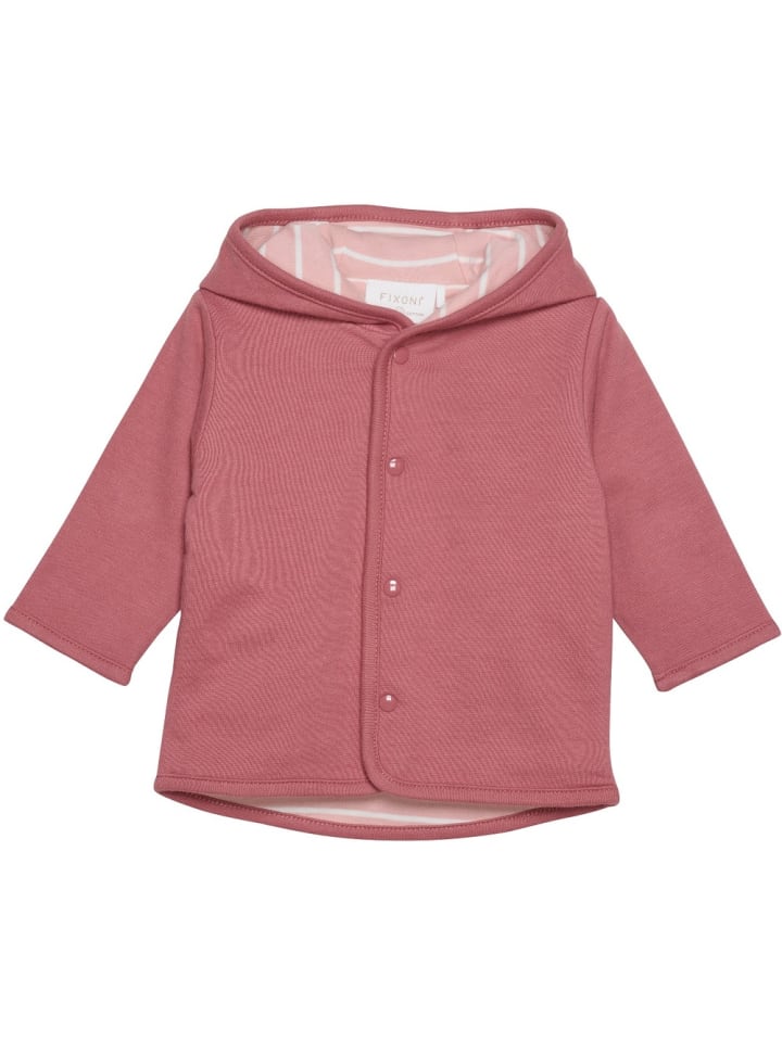 Kinder Strickjacke / Cardigan "Reversible Cardigan" in Rot