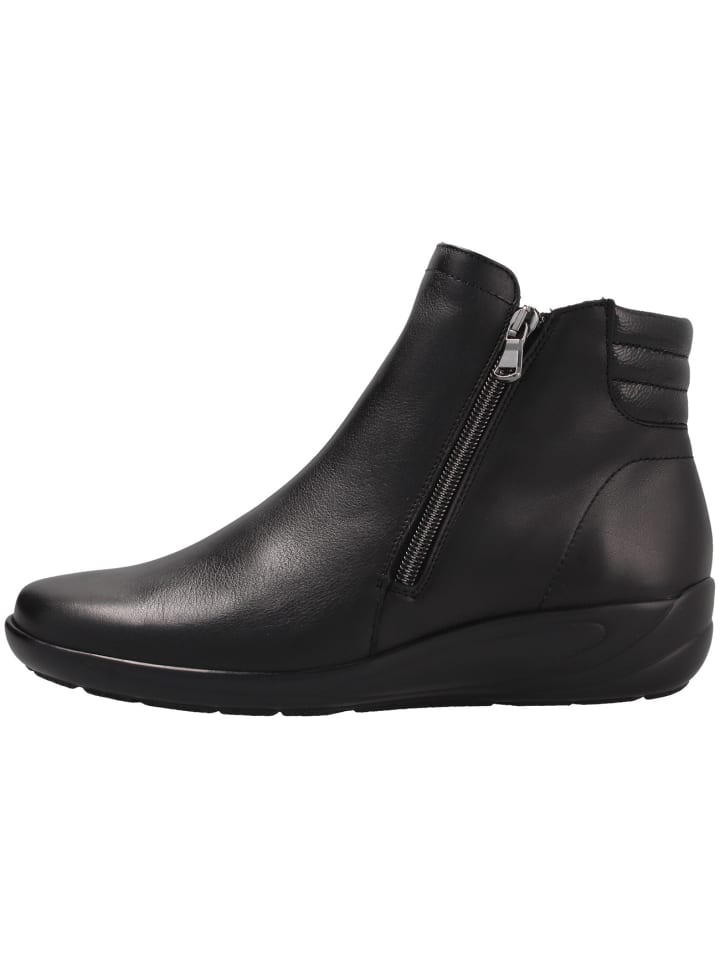 Komfort Stiefelette in schwarz