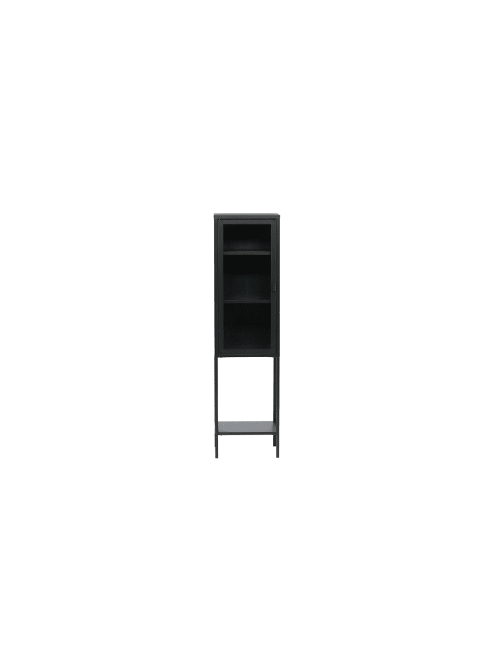 Vitrinenschrank Misha Schwarz 41 x 35 cm