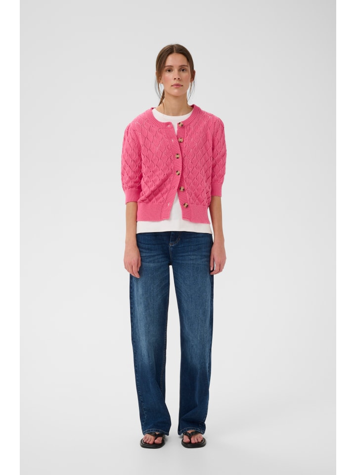 Strickjacke BalettaIW Relaxed fit in Carmine Pink