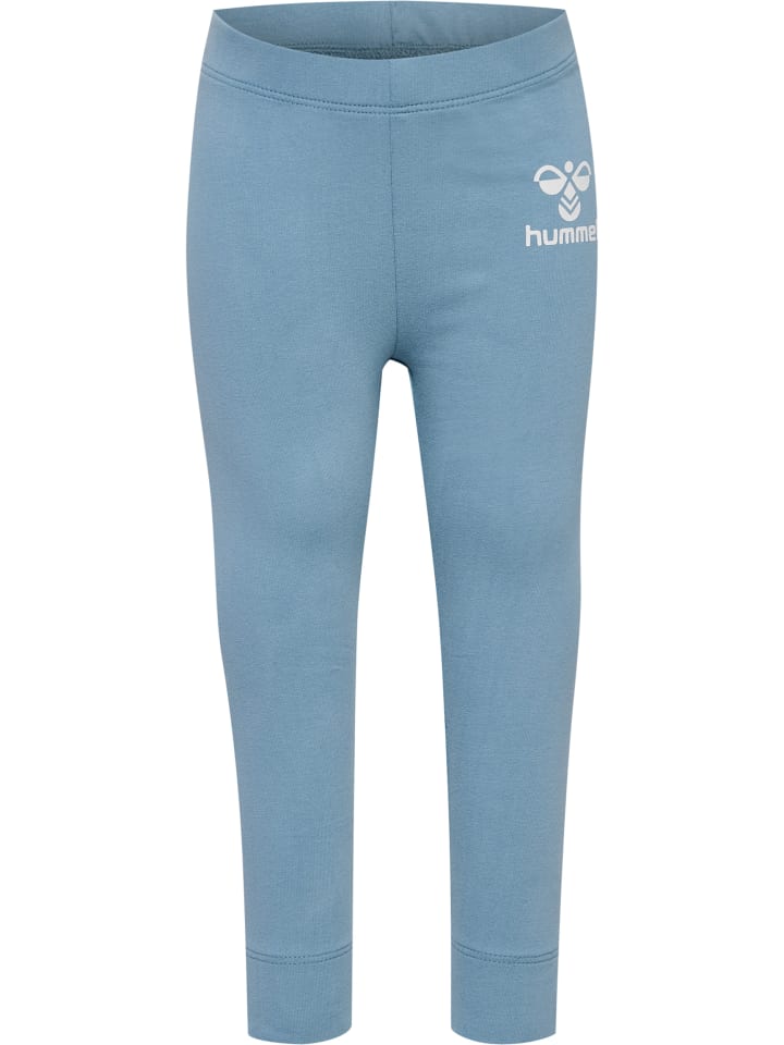 Leggings Hmlmino Lebensstil Kinder in FADED DENIM/MARSHMALLOW