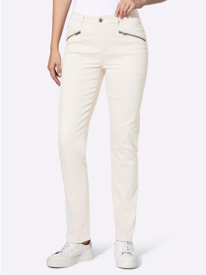 Jeans in ecru