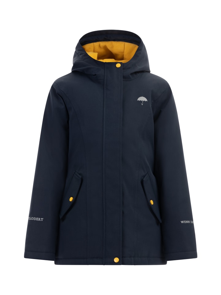 Mädels Winterjacke in Marine