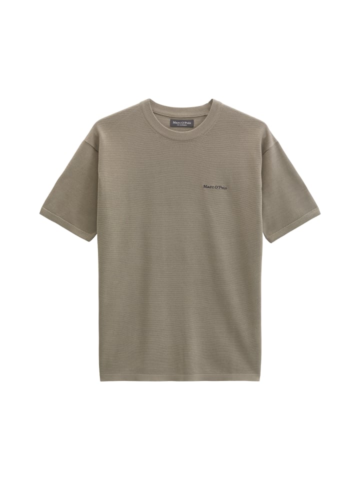 Kurzarm-Pullover Travel Collection in Frozen Taupe