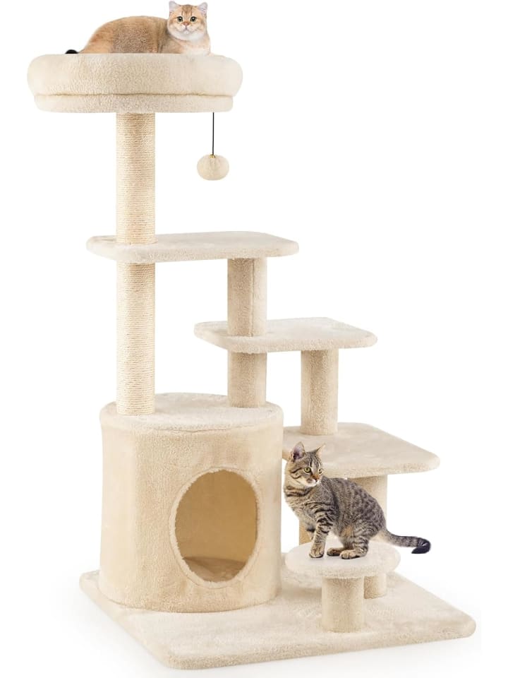 Kratzbaum 102 cm in Beige